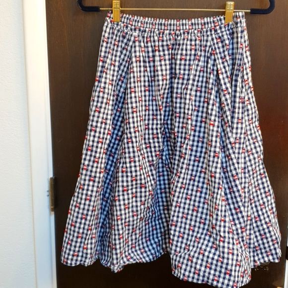 Cute Maeve skirt S checked - Picture 1 of 4